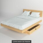 Pat din lemn masiv - Perfect cu sertare - imagine 6